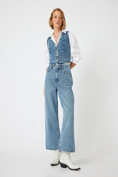 Koton Light Indigo Women's Jean Pants - 5Wal40111Md