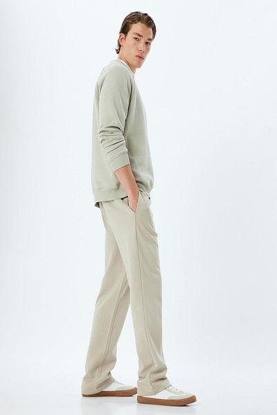 Koton Beige Herren-Jogginghose für Erwachsene 5WAM40026MK