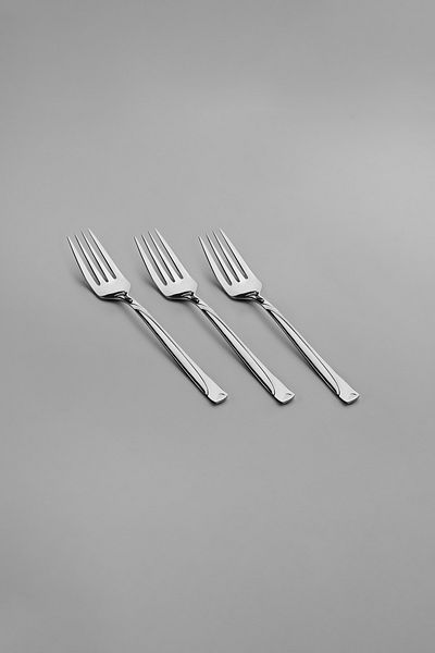 Nehir Fiesta Plain 12 Pieces Sweet Fork Set