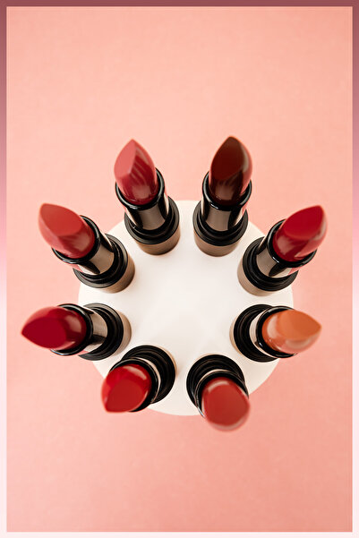 NOTE Deep Impact Lipstick Creamy Textured Semi Bright Lipstick 12 Flaming Heart Red - Red