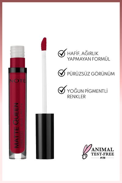 NOTE Matte Queen 17 Lady Dancer - Red Lipstick