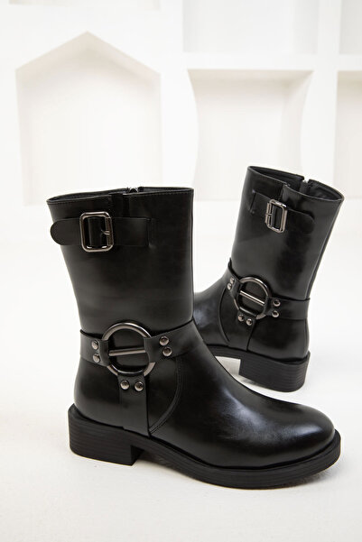 SOHO Dámské černé kozačky a kozačky 19743