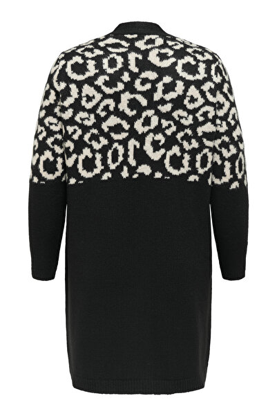 Only Carmakoma Carjade Zebra Patterned Knt Noos Model L/S Cardigan