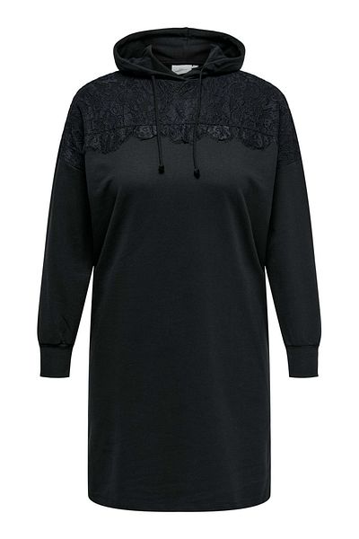 Only Carmakoma Carlizzy Ls krajkové šaty s kapucí - Jrs