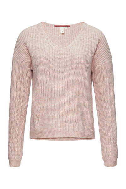 QS by s.Oliver V-образно деколте, мек материал, смес от полиестер