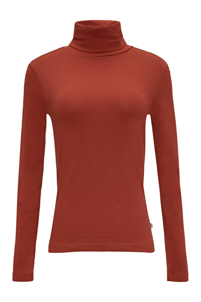 QS by s.Oliver Lässiges, elastisches Slim-Fit-Poloshirt mit Schildkrötenhals