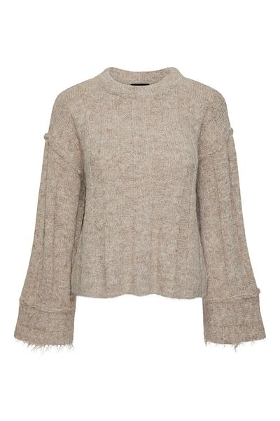 PIECES PCRubble LS O-Neck Knit BC – Pullover