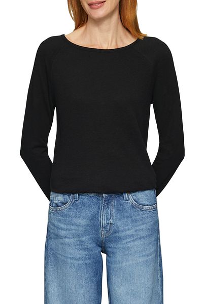 s.Oliver Regular Fit Crew Neck Jersey – Weiches Material