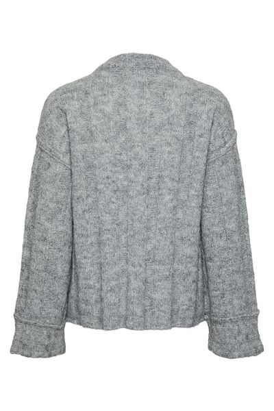 PIECES Pcrubble Ls O-Neck Knit Bc - Svetr