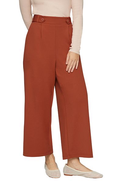 QS by s.Oliver Wide Leg and High Waist Culotte - Comfortable Fit