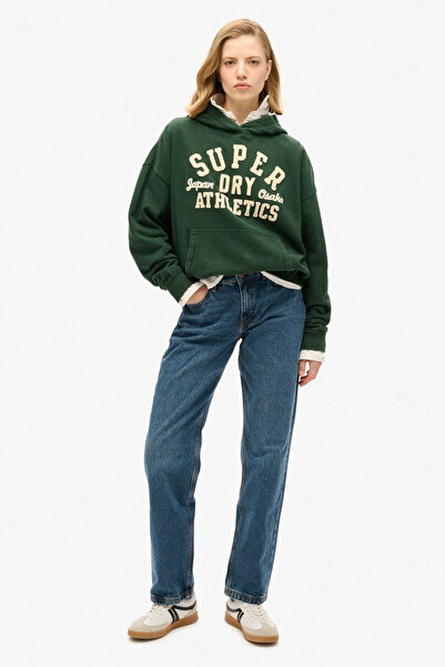 SUPERDRY Športová mikina s kapucňou Akaik Oversize