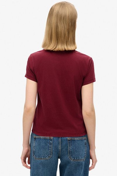 SUPERDRY Essential Logo Fitted Tee – Induktionsmethode