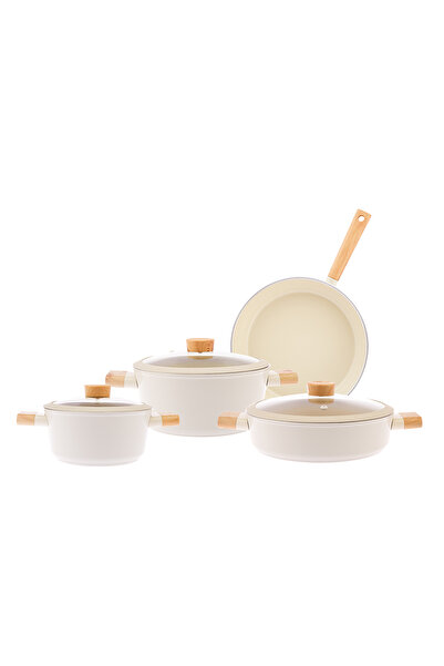 Emsan Swiss Crystal 7 Piece Cookware Set