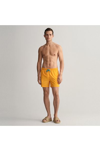 Gant Men's Orange Classic Fit Swimsuit Shorts