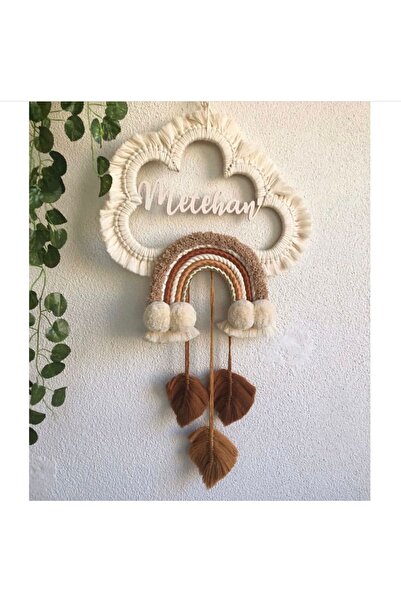 Tasarı Sanatı Makrome Bulut Kapı Süsü Hastahane Kapı Süsü Bebek Odası Kapı Süsü
