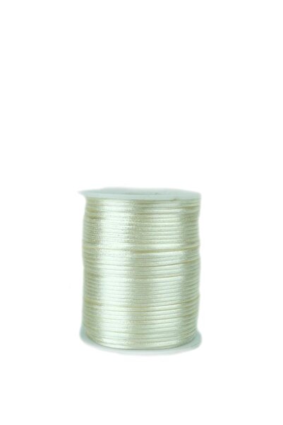 Mg Aksesuar خيط صيد 2 مم لون كريمي 1 بكرة