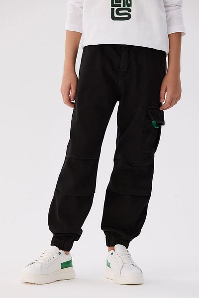 Bikkembergs BG Store Boy's Black Pants