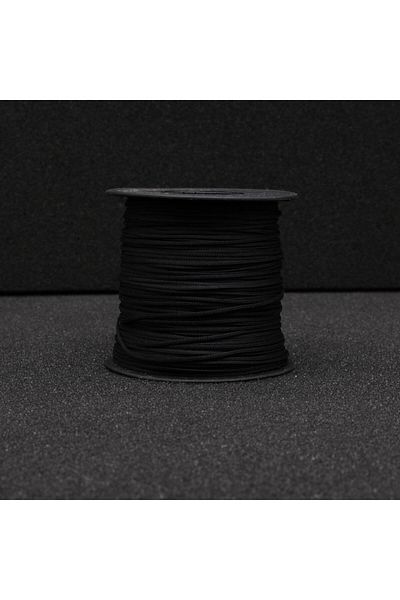 MG ROPES Parachute Rope 1 Mm Black Color 1 Spool 100 Meters