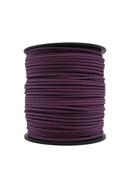 MG ROPES Bileklik,Outdoor ve Hobi Paracord İp 4 mm No:37 10 Metre Mor