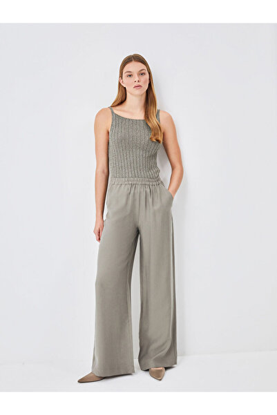 LC Waikiki Elastic Waist Loose Fit Women's Trousers