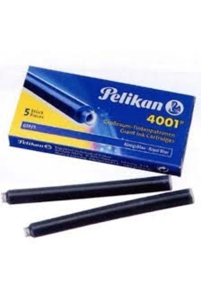 Pelikan DOLMA KALEM KARTUŞ MAVİ 5 Lİ