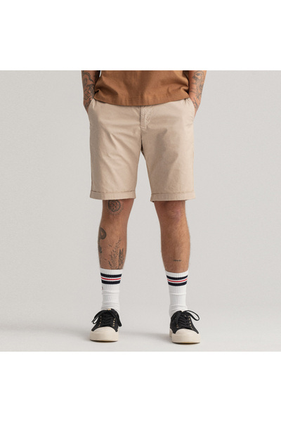 Gant Erkek Bej Regular Fit Şort