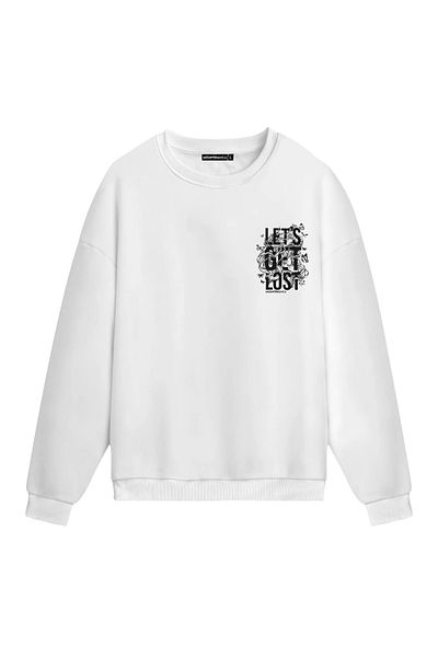 Mounte Bianca Unisex Let's Get Lost - Κανονικό φούτερ