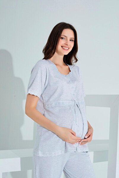 Etoile Set de pijamale de maternitate cu dantelă din bambus 30256-30260