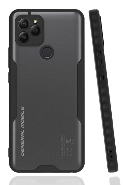 NewFace جراب جنرال موبايل GM 21 سيليكون بلاتينيوم - أسود SPTGL