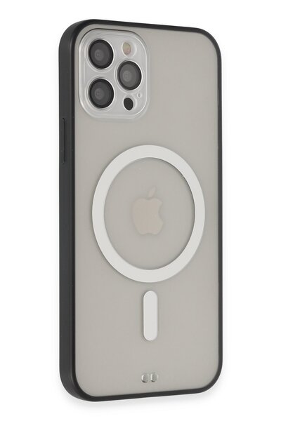 NewFace حافظة هاتف آيفون 12 برو غطاء جراند ماجنيتيك سيف - أسود 1493800709