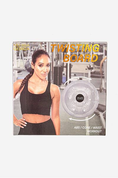 Melissa Gorga قرص دوار لتقوية الخصر، باللون الوردي