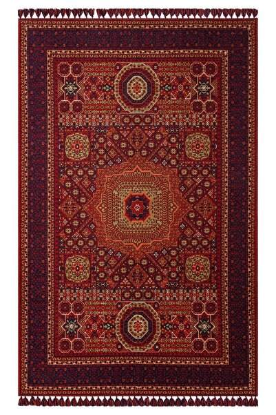 Eko Halı BUHARI BHR 10 MULTY  Afgan / Yağcıbedir Desenli Hav Toz Vermez Yıkan...