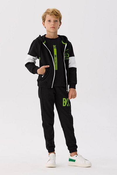 Bikkembergs Bg Store Boy's Black Tracksuit Top