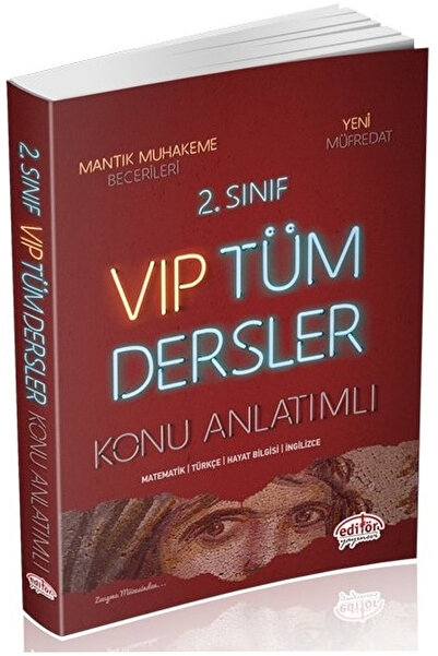 Editör Yayınevi Editör 2. Sınıf Tüm Dersler Konu Anlatımlı Ders Kitabı