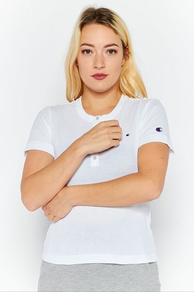 Champion Women Sportswear Fit Short Sleeves Training Top, White
