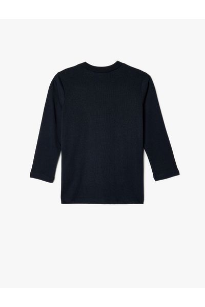 Koton Batman licencované bavlněné tričko s dlouhým rukávem - Crew Neck
