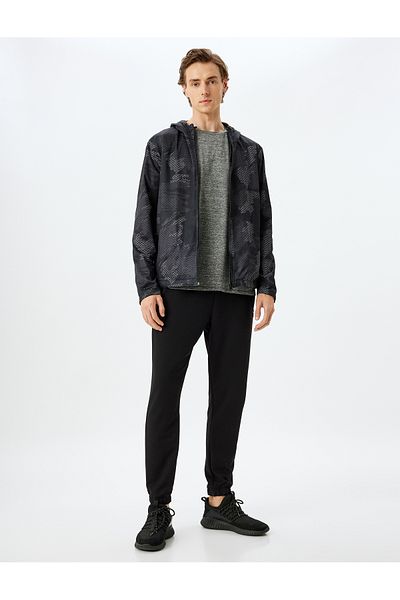 Koton Αθλητικό αθλητικό παντελόνι Jogger με τσέπες με φερμουάρ στη μέση