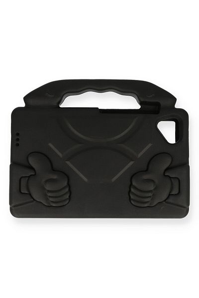 NewFace Samsung Galaxy T220 Tab A7 Lite 8.7 Case Like Tablet Silicone with Stand - Black Alsat