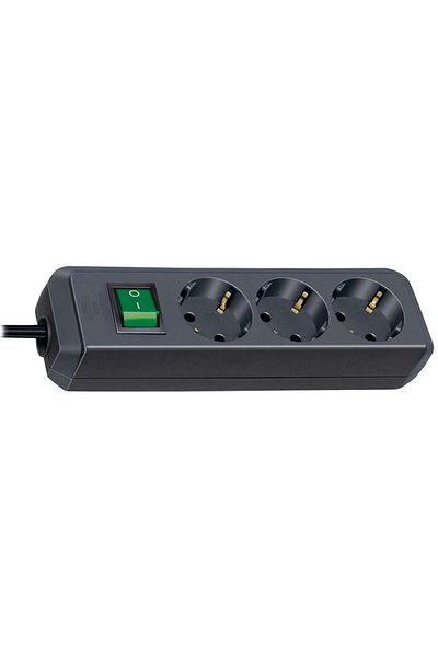 Brennenstuhl Eco-line 5 متر 3 مقابس - مضاد مرخص مقاوم للأطفال