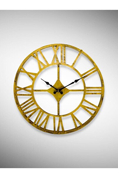 Galaxy Dm30-Ak Series Roman Numeral Metal Wall Clock Gold 30 cm