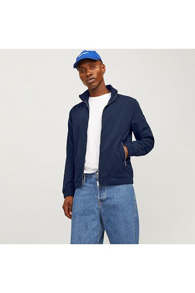 Jack & Jones Jack&jones Rush Harrington Bomber мъжко тъмносиньо яке с яка и стойка