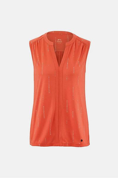 Tchibo Women Sportswear Fit Sleeveless Performance Tee, Orange
