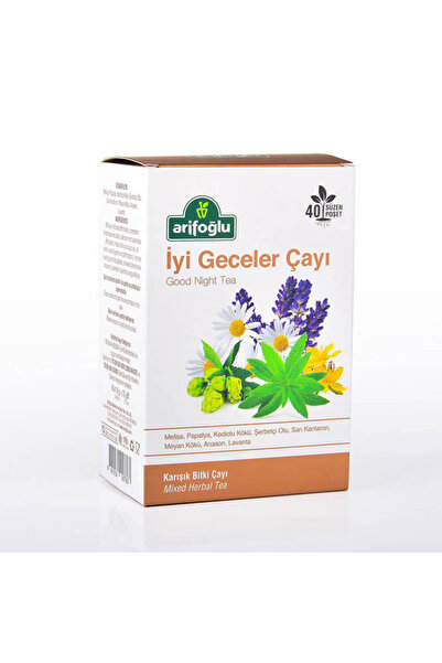 Arifoğlu Good Night Tea 40 Pieces Filtered Bags