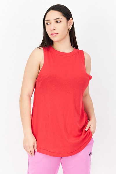 Champion Women Sportswear Fit Sleeveless Training Tank Top, Red