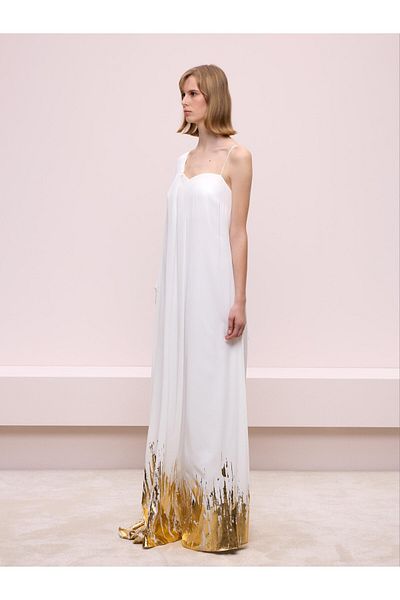 BAQA Bright Paint Detailed Dress