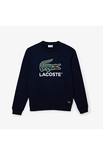 Lacoste Classic Fit Erkek Lacivert Sweatshirt