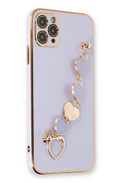 NewFace حافظة ايفون 11 برو ماكس من السيليكون - ليلك SPTGL