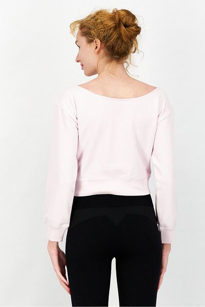 Adidas Originals Women Sportswear Fit Long Sleeve Training Crop Top, Pink