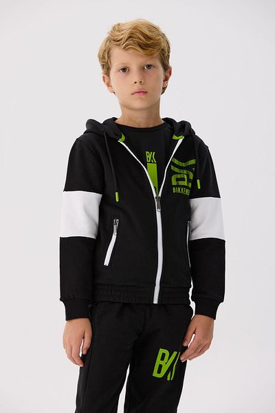 Bikkembergs Bg Store Boy's Black Tracksuit Top