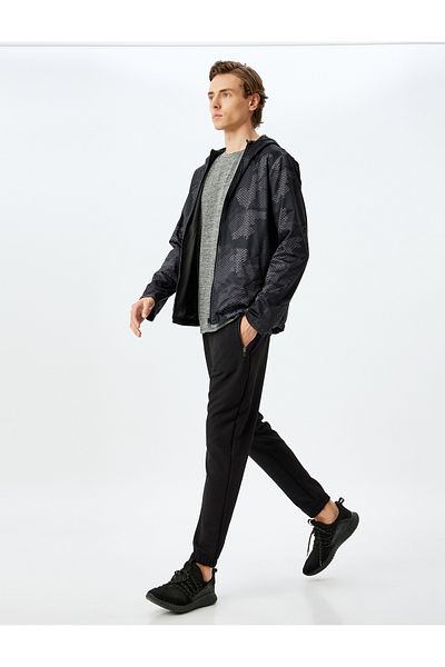 Koton Αθλητικό αθλητικό παντελόνι Jogger με τσέπες με φερμουάρ στη μέση